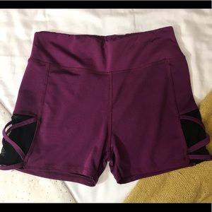 Maroon Bike Shorts